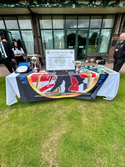 AAVS memorial table at 2025 quadrangular tournament