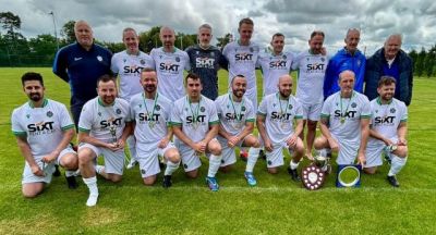 PSNI Vets winning squad in 2025 Army Vets tournament