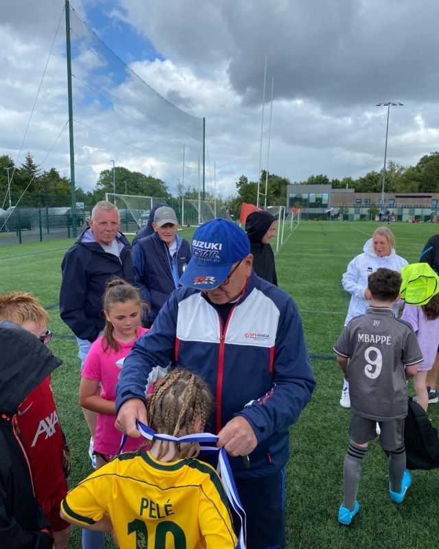 2025 Soccer School medal presentation