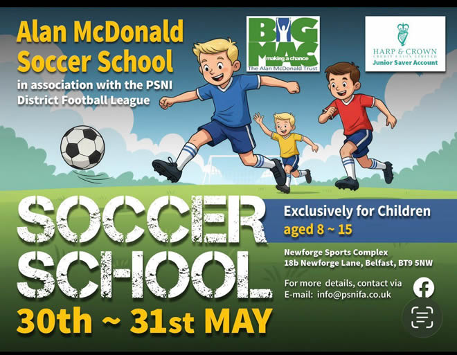 2026 Soccer School Poster