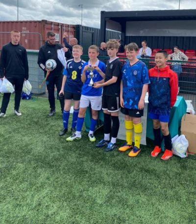 Senior group cup winners at 2026 Soccer School