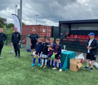 junior group cup winners at 2026 Soccer School