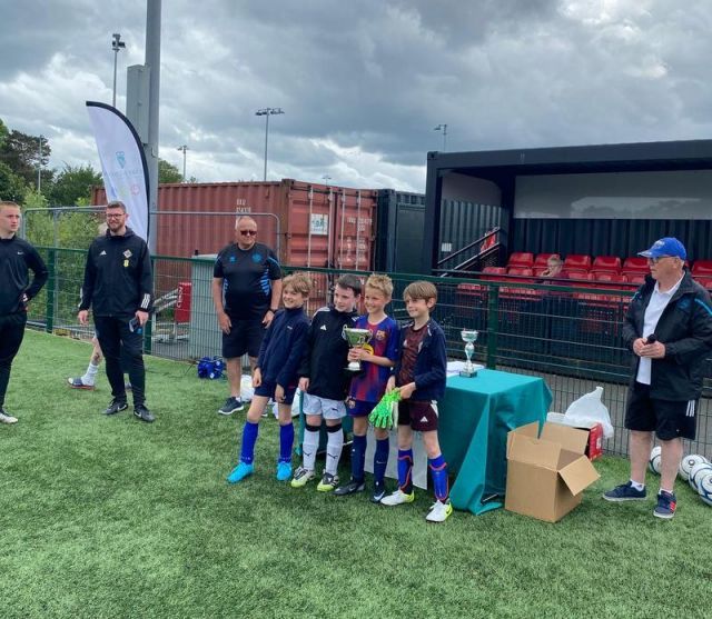 junior group cup winners at 2026 Soccer School