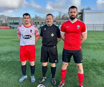 2025 Buckley team captains with referee