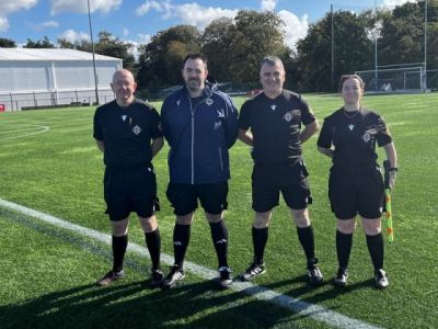 Match officials at 2026 PSNI v Garda matches