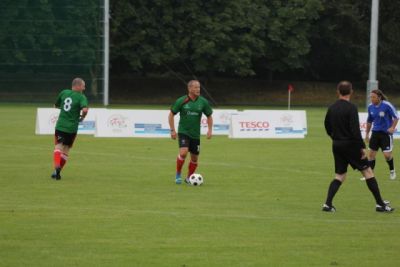 Action from one of the matches
