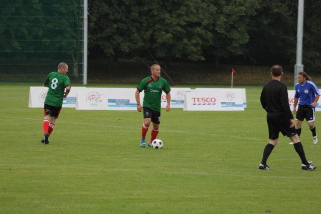 Action from one of the matches