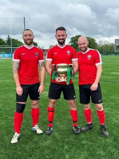 Members of the victorius 2022 McAleavey Cup final